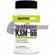 Ashwagandha [Ашваганда] (600 мг x 90 капс), NutraBio