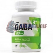 GABA [ГАБА] (500 мг x 120 капс), 4Me Nutrition