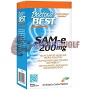 SAM-e [Адеметионин] (200 мг x 60 enteric coated табл), Doctor's Best