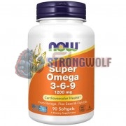 Super Omega 3-6-9 (90 шт по 1200 мг), NOW Foods