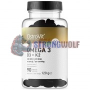 Omega-3 + D3 + K2 (90 шт), OstroVit