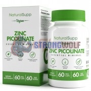 Zinc Picolinate (60 шт), NaturalSupp