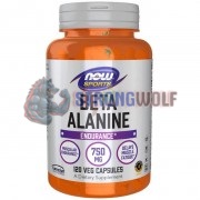 Beta Alanine (120 шт по 750 мг), NOW Sports