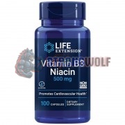 Vitamin B3 [Niacin] (100 шт по 500 мг), Life Extension