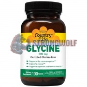 Glycine (100 шт по 500 мг), Country Life