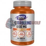 L-Citrulline [Extra Strength] (120 шт по 1200 мг), NOW Foods
