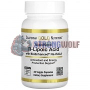R-Lipoic Acid [BioEnhanced® Na-RALA] (120 шт), California Gold Nutrition