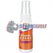 Vitamin D-3 & K-2 [Liposomal Spray] (59 мл), NOW Foods