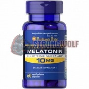 Melatonin [Super Strength] (60 шт по 10 мг), Puritan's Pride