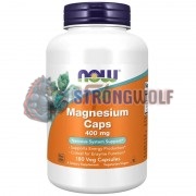 Magnesium капс 400 мг (180 шт), NOW Foods