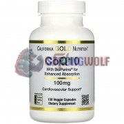 CoQ10 [with BioPerine] (150 шт по 100 мг), California Gold Nutrition