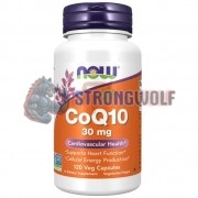 CoQ10 30 мг (120 шт по 30 мг), NOW Foods